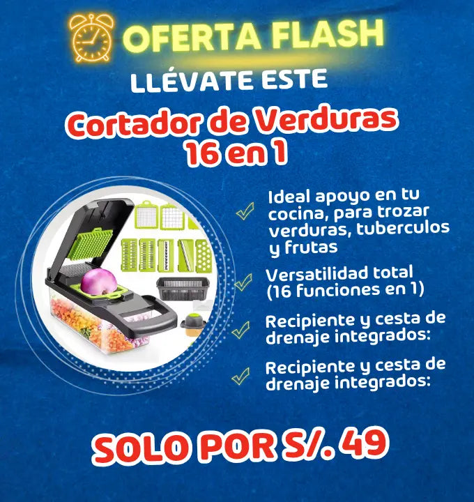 Cortador de Verduras y Frutas