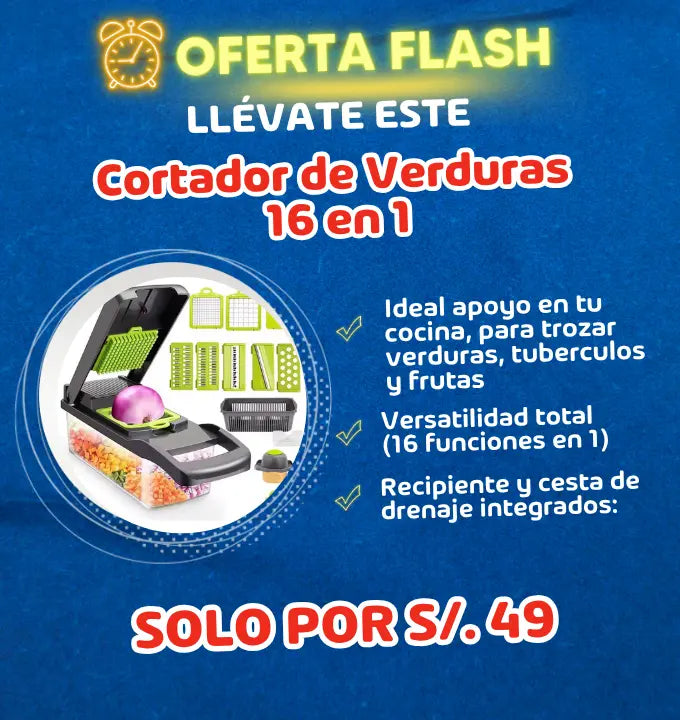 Cortador de Verduras y Frutas