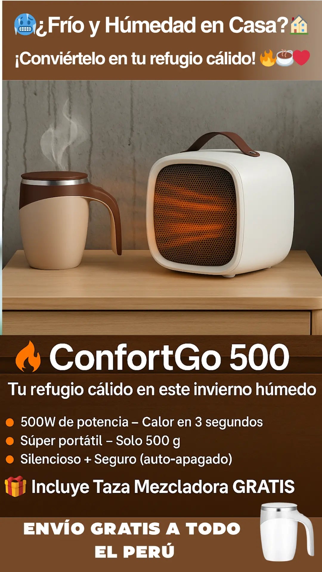 Calefactor - ConfortGo 500