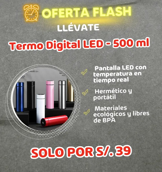 Termo Digital LED 500 ml